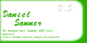 daniel sammer business card